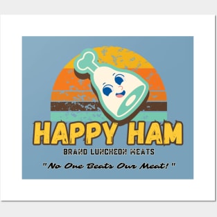 Happy Ham Brand Luncheon Meats Posters and Art